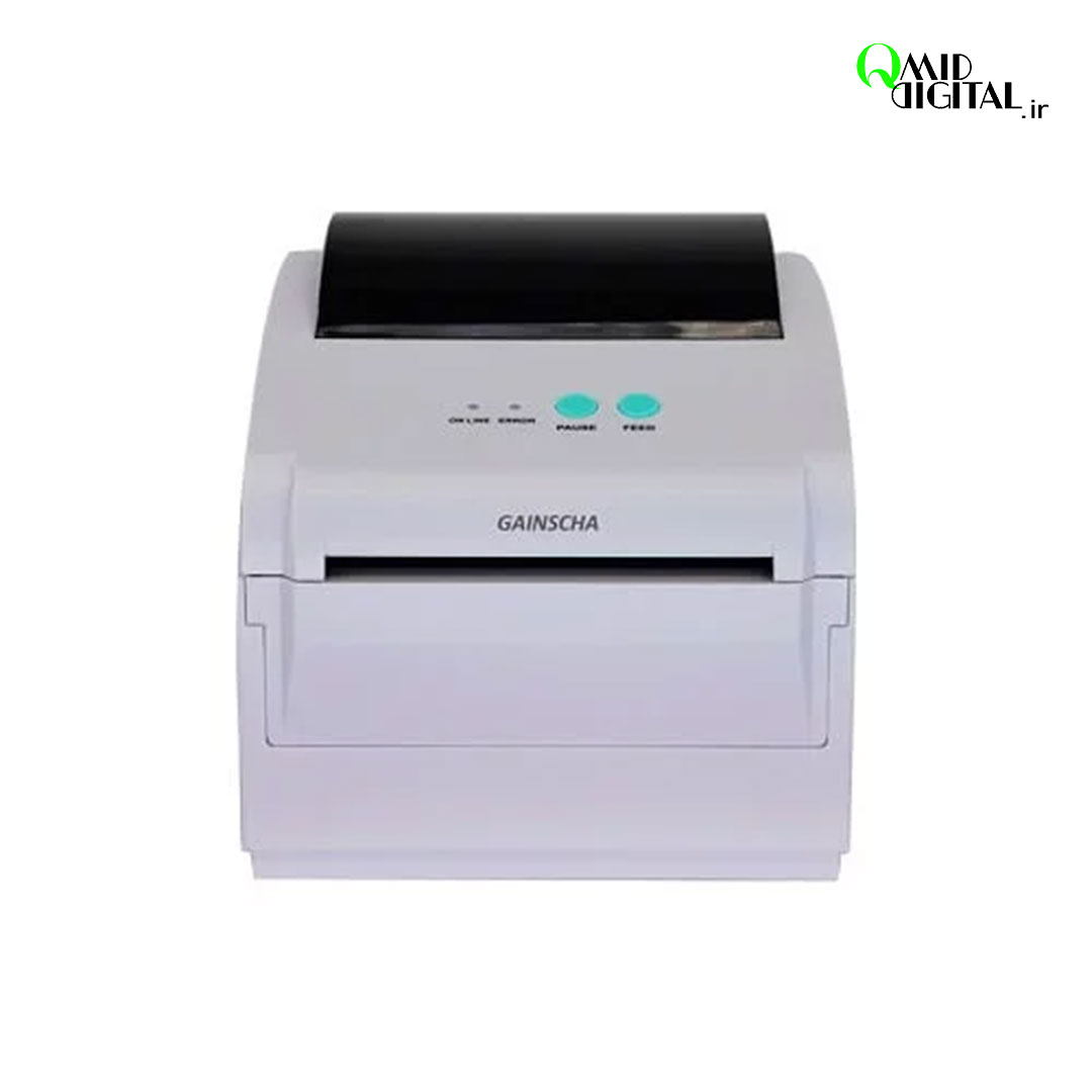 لیبل پرینتر حرارتی گینشا مدل GS-2408DC USB