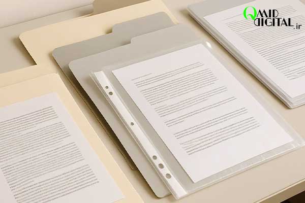 بهترین روش‌های بایگانی اسناد چاپی برای جلوگیری از زرد شدن کاغذ