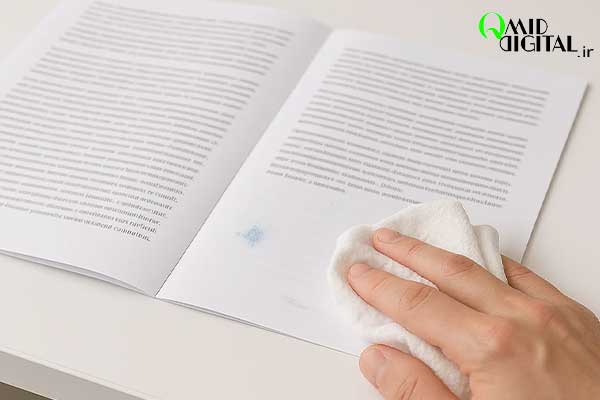 روش‌های ساده برای پاک کردن اثر جوهر یا تونر از روی کاغذ و دست‌ ها