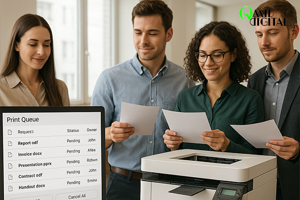 چطور با مدیریت صف چاپ (Print Queue) سرعت کار را در سازمان افزایش دهیم؟